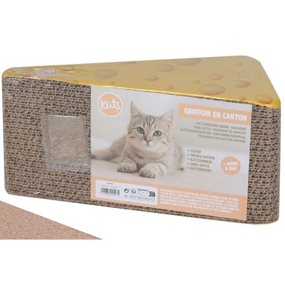 Griffoir fromage avec herbe à chat