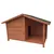 Niche pour chien Rio avec patio en bois naturel