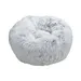 Coussin doux et rond Snow pour chien et chat - Diam 55 cm