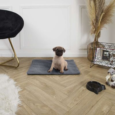Tapis thermique isolant pour chien et chat - Gris