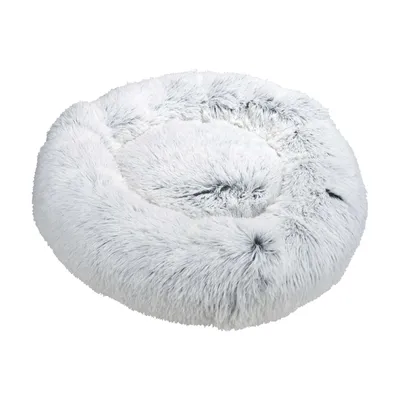 Coussin doux et rond Snow pour chien et chat - Diam 75 cm
