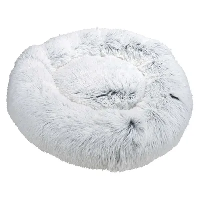 Coussin doux et rond Snow pour chien et chat - Diam 95 cm
