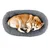 Grand panier coussin doux Marley pour chien - Gris Grand panier coussin doux Marley pour chien - Gris
