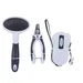 Accessoires de toilettage pour chien - Brosse, coupe-ongle et laisse