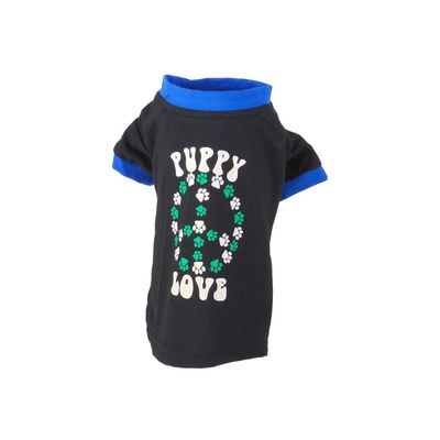 T-shirt pour chien Puppy Love - Noir