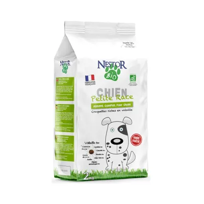 Nestor - Croquettes Bio à la Volaille Chien Petite Race Nestor - Croquettes Bio à la Volaille Chien Petite Race