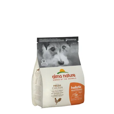 Almo Nature - Croquettes Holistic Maintenance Poulet Chien Petite Taille
