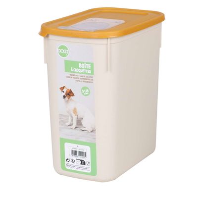 Boite conteneur à croquettes graduée pour chien - 3L