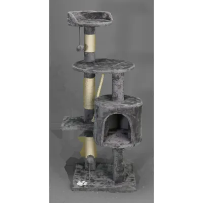 Mon Ami Luki - Arbre a chat refuge et jouet integres Mon Ami Luki - Arbre a chat refuge et jouet integres