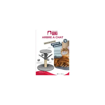 Mon Ami Luki - Arbre a chat plateau avec 4 pompon  x