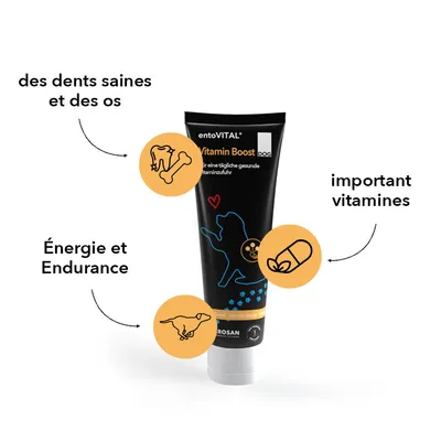 entoVITAL DOG Vitamin Boost pâte vitaminée pour chiens