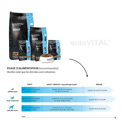 entoVITAL DOG SENSITIV pour chiens