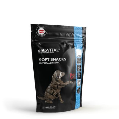 entoVITAL DOG Soft Snacks hypoallergéniques pour chiens