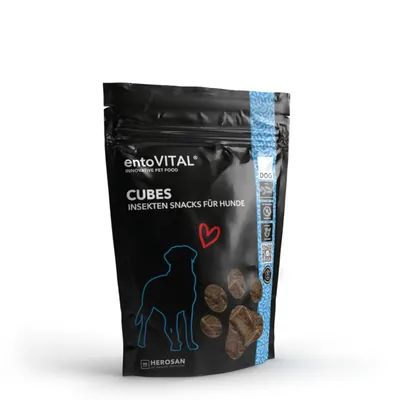 entoVITAL DOG Snack Cubes pour chiens