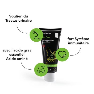 entoVITAL CAT pâte à lécher uro care pour chats