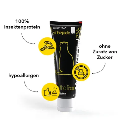 entoVITAL CAT pâte à lécher hypoallergénique pour chats