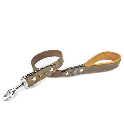 Bestia Custom Dog Gear - Laisse Aztec Grise