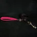 Bestia Custom Dog Gear - Laisse en cuir Bijou Rose