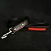 Bestia Custom Dog Gear - Laisse pour Reptiles Noire et rouge