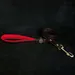 Bestia Custom Dog Gear - Laisse en cuir Bijou Rouge