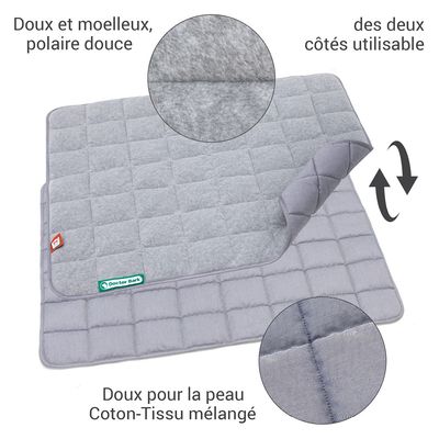Doctor Bark Plaid en Polaire Réversible