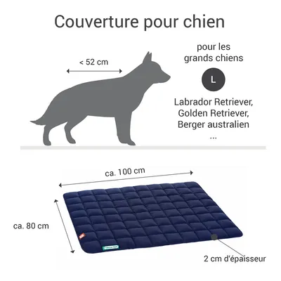 Doctor Bark Couverture matelassée pour chiens