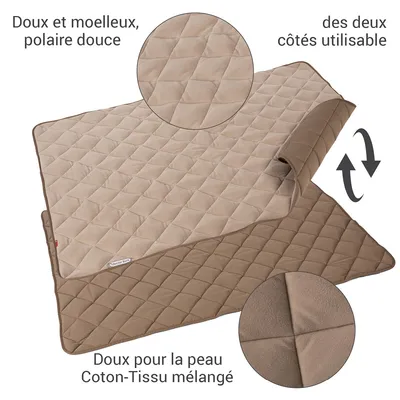 Doctor Bark Plaid en Polaire Réversible