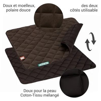 Doctor Bark Plaid en Polaire Réversible