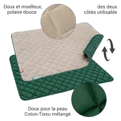 Doctor Bark Plaid en Polaire Réversible
