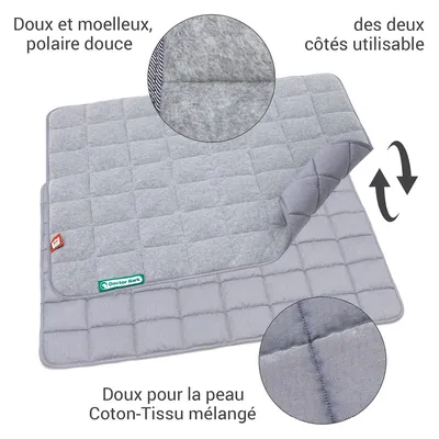 Doctor Bark Plaid en Polaire Réversible