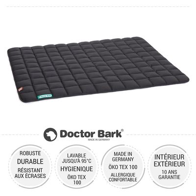 Doctor Bark Couverture matelassée réversible pour chiens