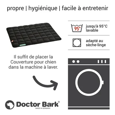 Doctor Bark Couverture matelassée pour chiens Doctor Bark Couverture matelassée pour chiens