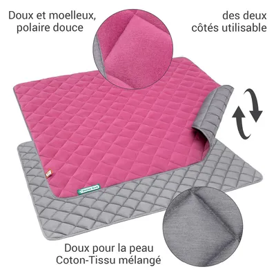Doctor Bark Plaid en Polaire Réversible