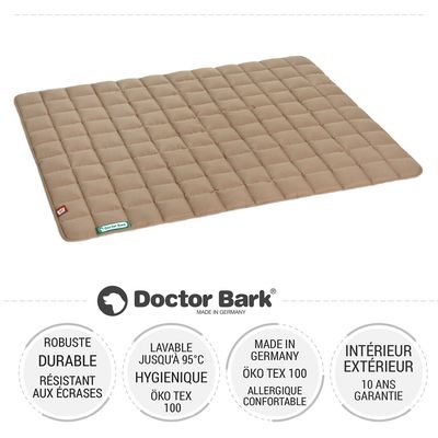 Doctor Bark Couverture matelassée réversible pour chiens