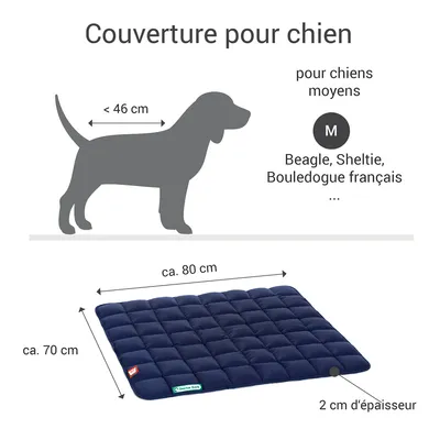 Doctor Bark Couverture matelassée pour chiens