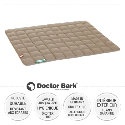 Doctor Bark Couverture matelassée pour chiens Doctor Bark Couverture matelassée pour chiens