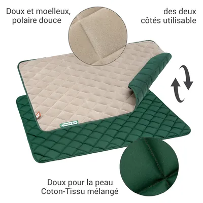 Doctor Bark Plaid en Polaire Réversible