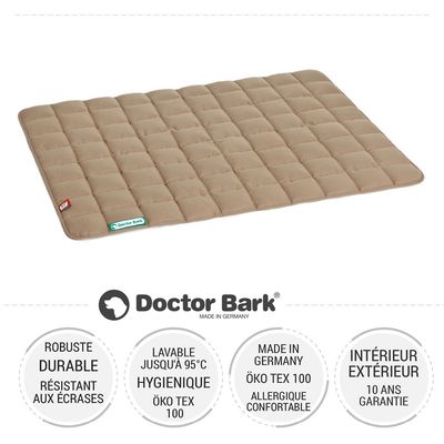 Doctor Bark Couverture matelassée réversible pour chiens