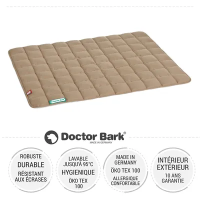 Doctor Bark Couverture matelassée réversible pour chiens