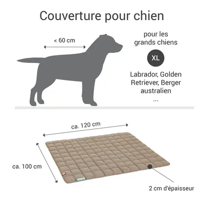 Doctor Bark Couverture matelassée pour chiens