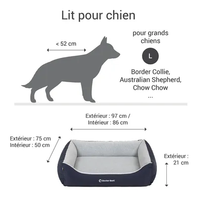 Lit pour chien Doctor Bark „GreenLabel“ Lit pour chien Doctor Bark „GreenLabel“