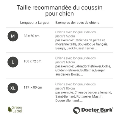 Coussin Lounge Doctor Bark  « GreenLabel »