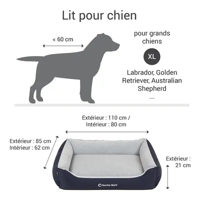 Lit pour chien Doctor Bark „GreenLabel“ Lit pour chien Doctor Bark „GreenLabel“