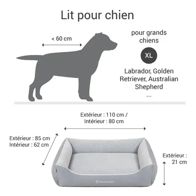 Lit pour chien Doctor Bark „GreenLabel“ Lit pour chien Doctor Bark „GreenLabel“