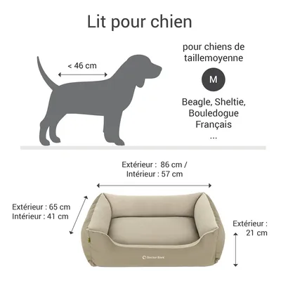 Lit pour chien Doctor Bark „GreenLabel“ Lit pour chien Doctor Bark „GreenLabel“
