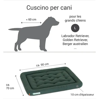 Doctor Bark Coussin orthopédique de salon