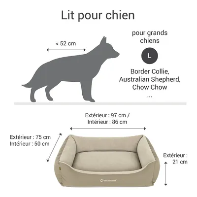 Lit pour chien Doctor Bark „GreenLabel“ Lit pour chien Doctor Bark „GreenLabel“