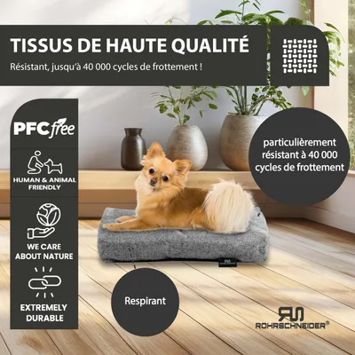 Rohrschneider Oreiller animaux avec tissu d'ameublement