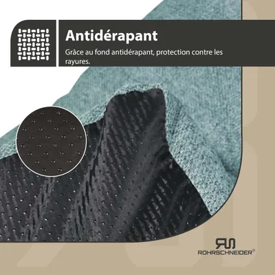 Rohrschneider Oreiller animaux avec tissu d'ameublement