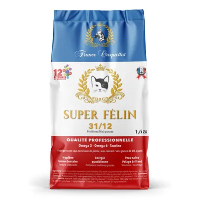 France Croquettes pour chat adulte super felin 31/12